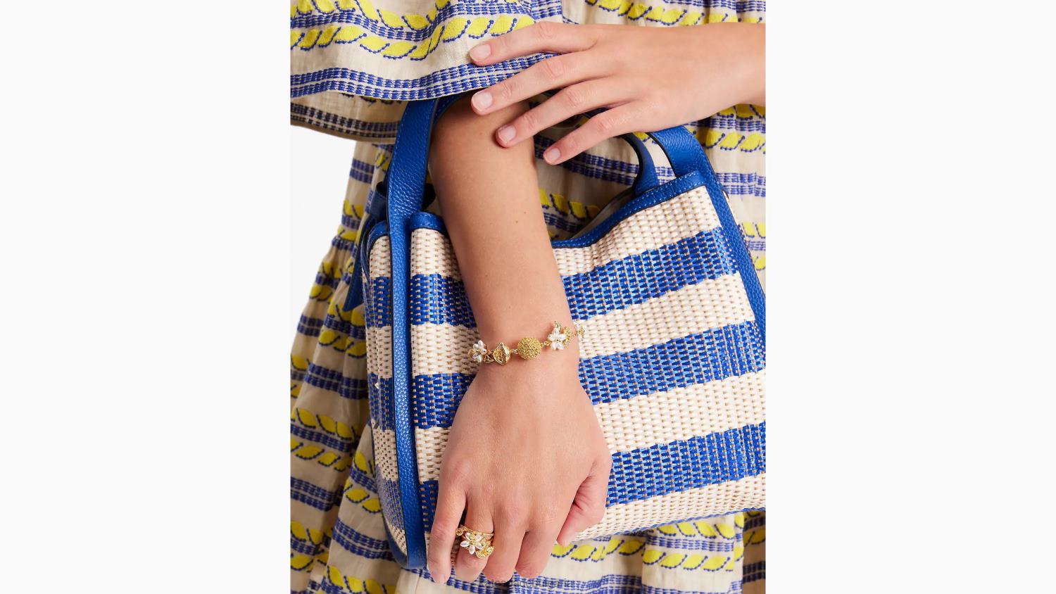 аксесоари Kate Spade прясно изстискване разпръсната линия гривна жълт мулти Жени 2N00B1002