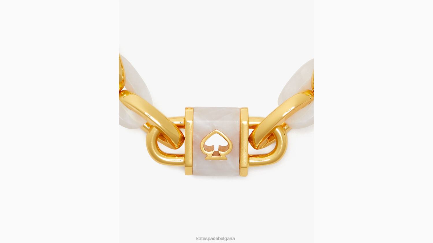 аксесоари Kate Spade брава и връзка гривна бяло злато. Жени 2N00B1022