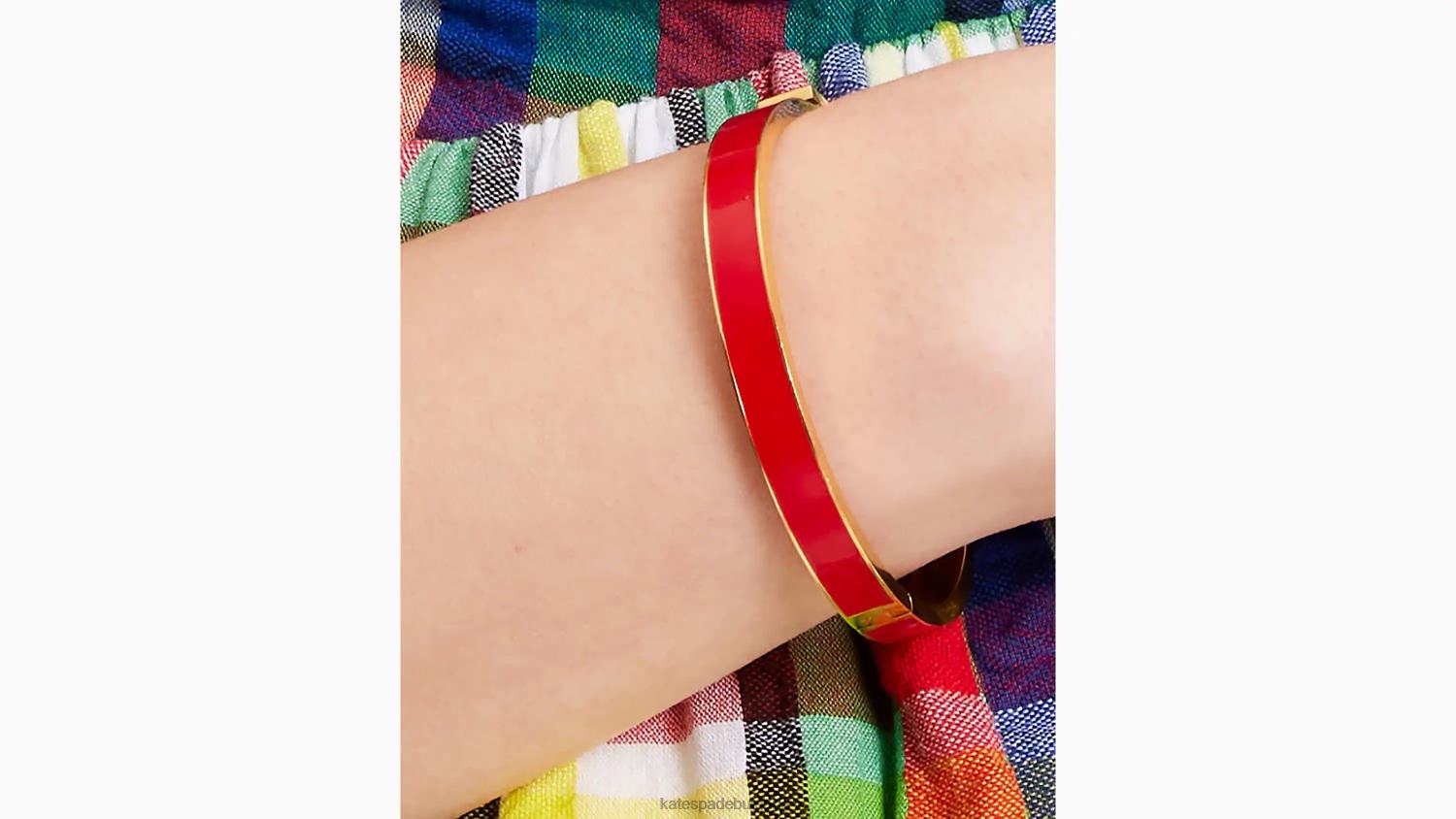 аксесоари Kate Spade прокарайте късмета си тънка идиома гривна червен Жени 2N00B1030