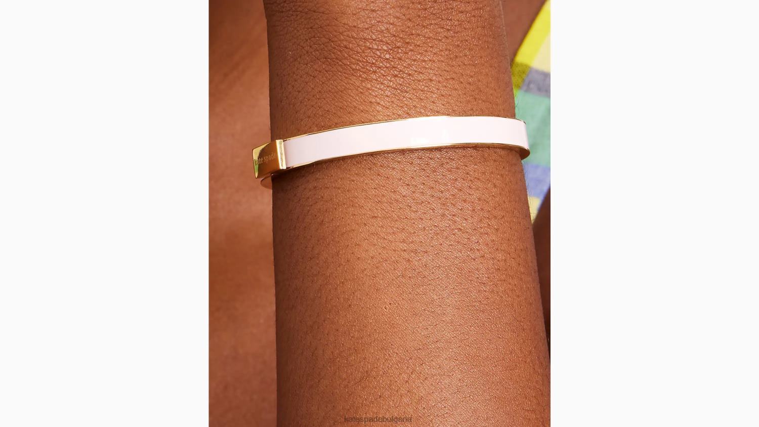 аксесоари Kate Spade спрете и помиришете розите тънка идиомна гривна Изчервяване Жени 2N00B1031