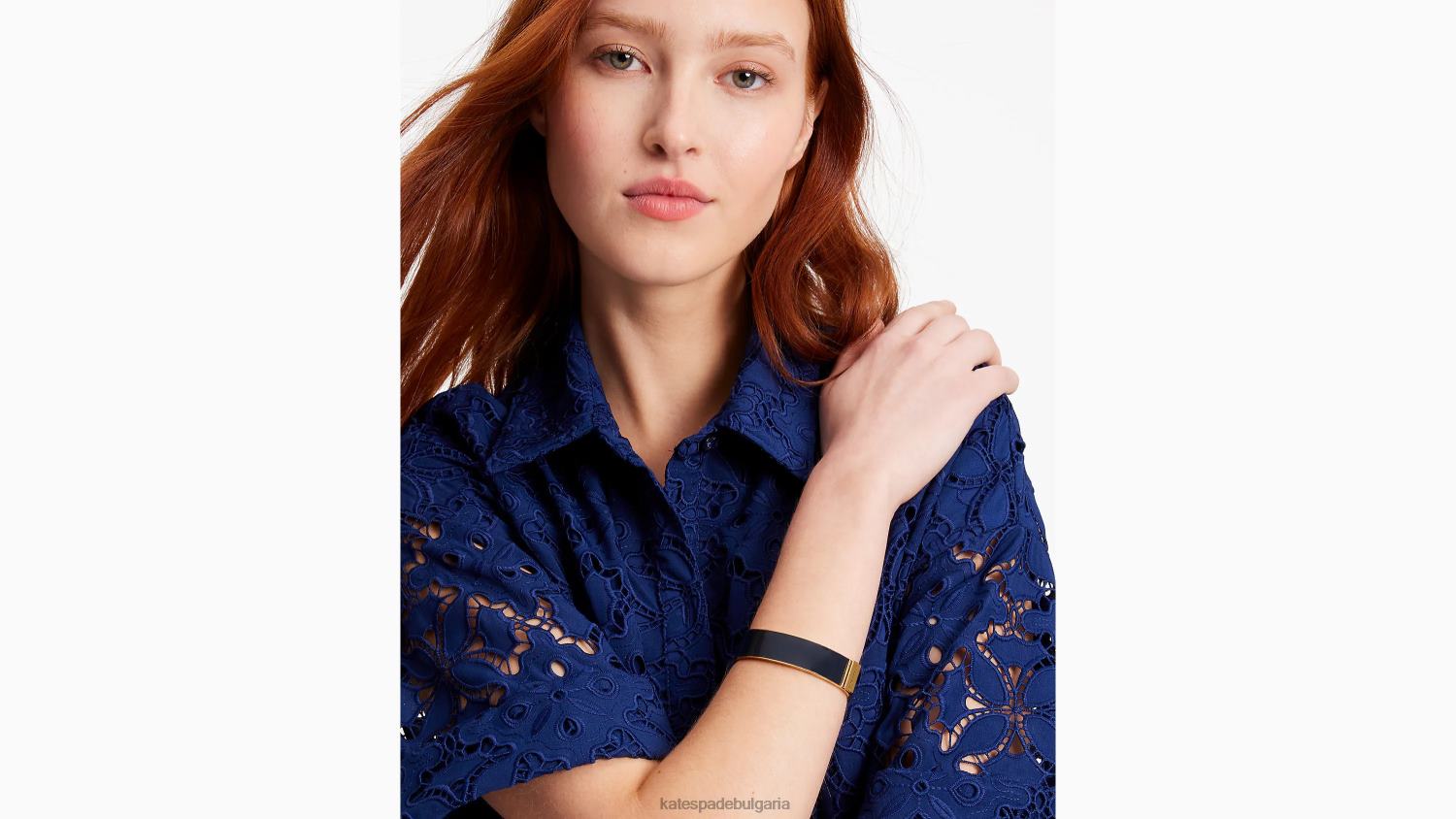 аксесоари Kate Spade направи вълни идиом гривна военноморски флот Жени 2N00B1033