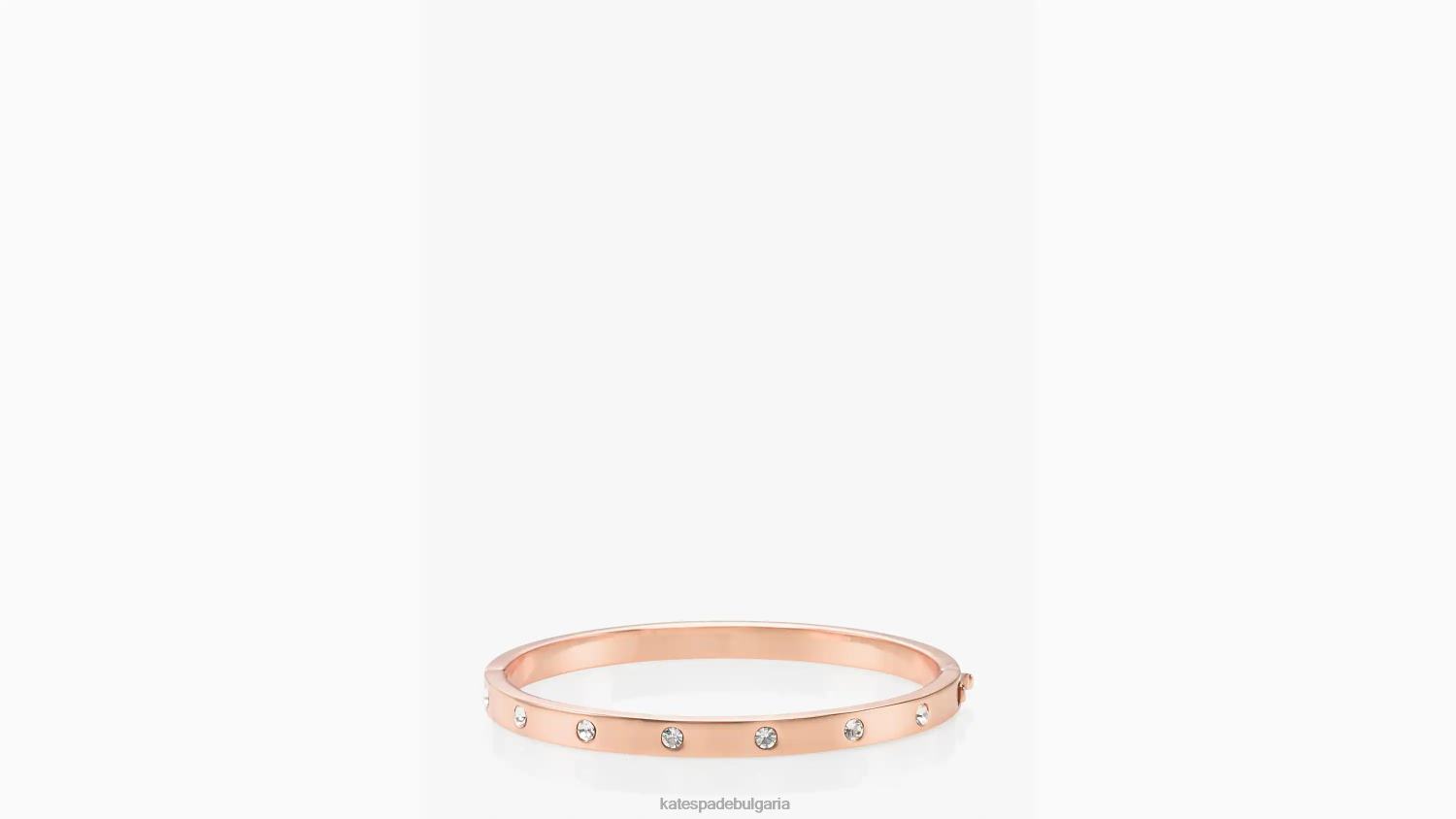 аксесоари Kate Spade поставена в каменна гривна с панти прозрачно/розово злато Жени 2N00B1051