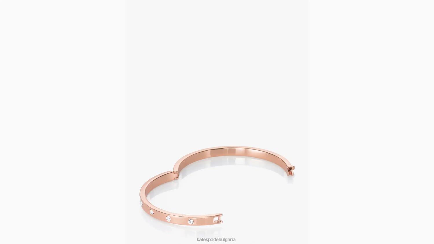 аксесоари Kate Spade поставена в каменна гривна с панти прозрачно/розово злато Жени 2N00B1051