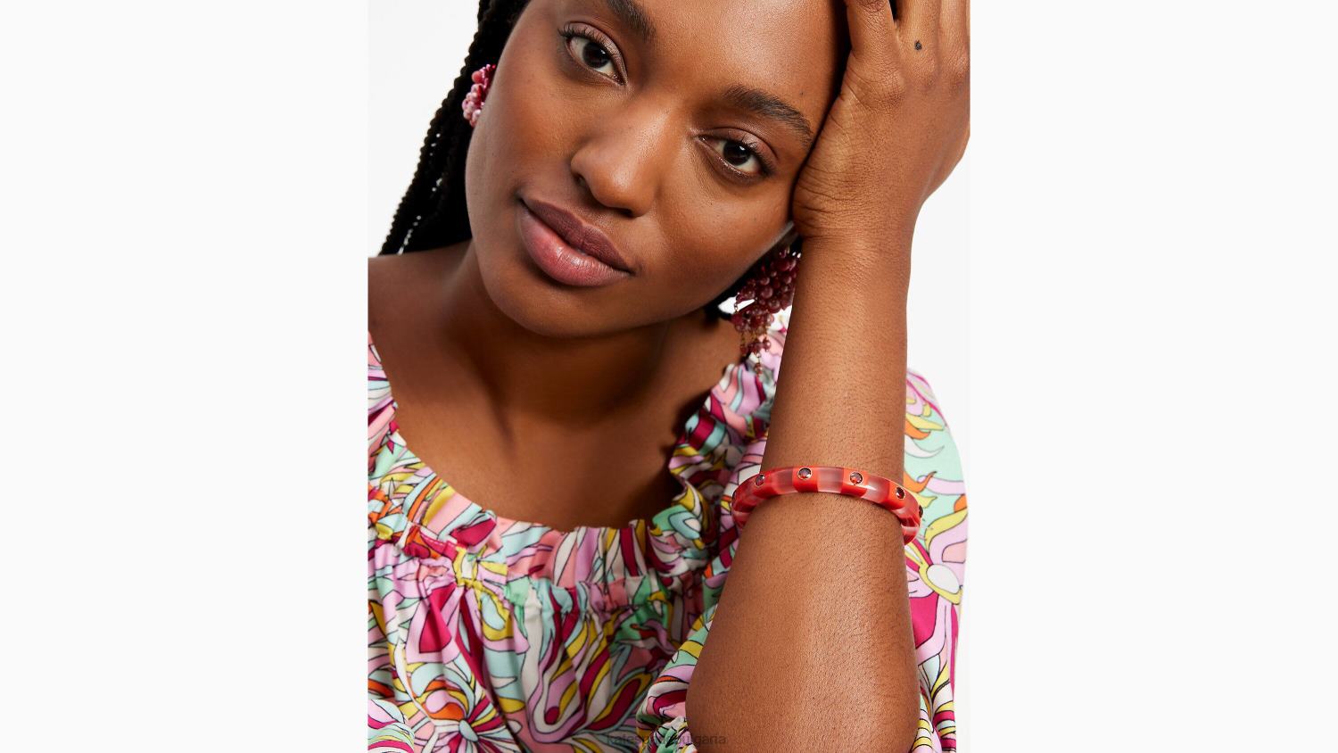 аксесоари Kate Spade виждайки ивици тънка гривна розово мулти Жени 2N00B974