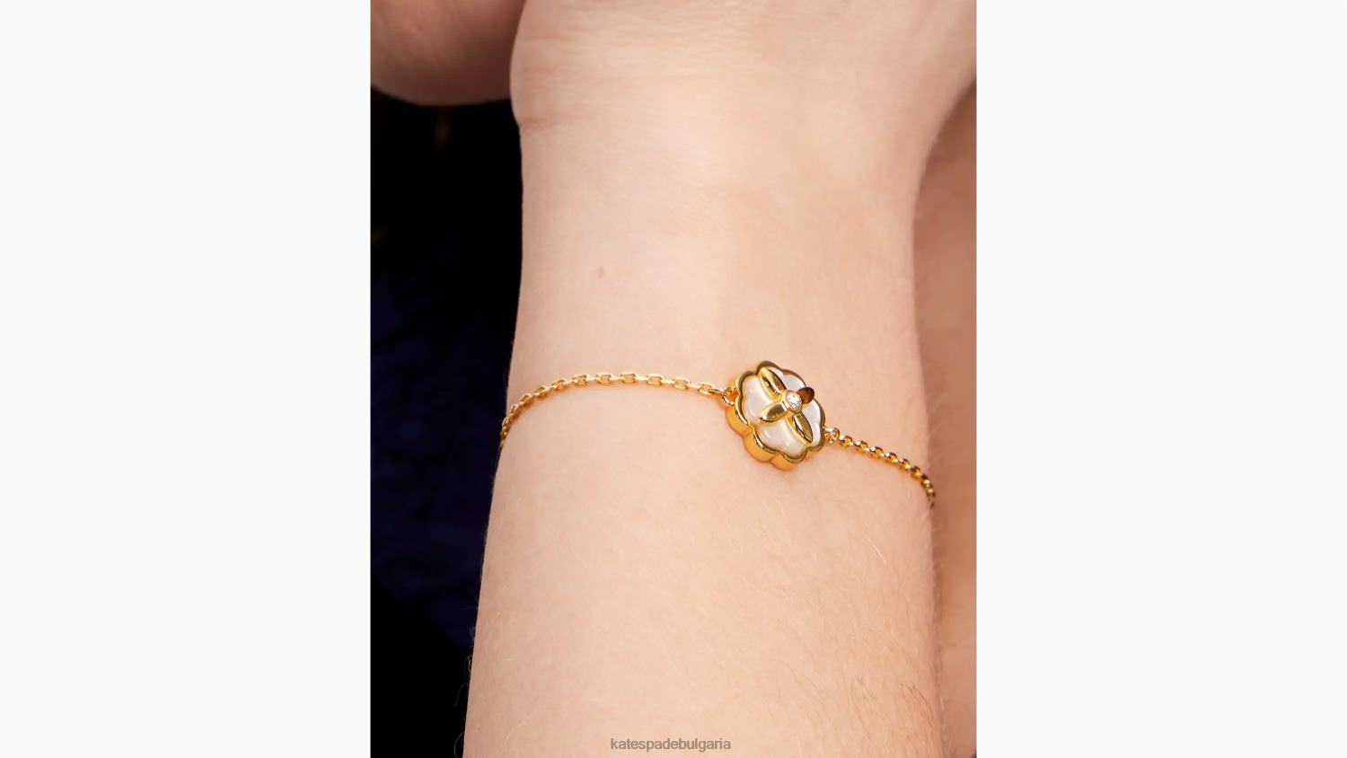 аксесоари Kate Spade гривна Heritage bloom крем/злато Жени 2N00B1183