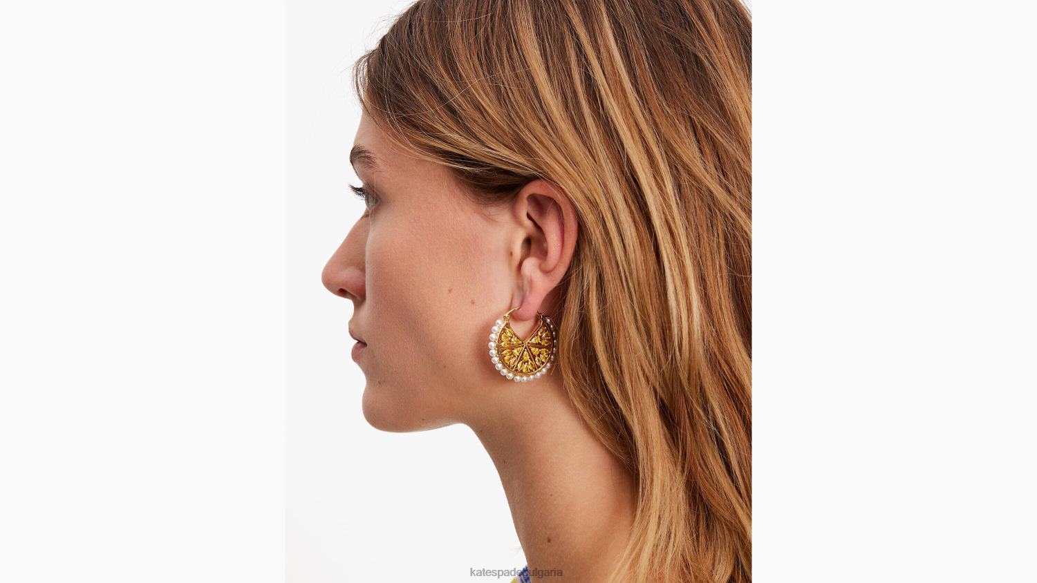 аксесоари Kate Spade обръчи за прясно изстискване жълт мулти Жени 2N00B1007