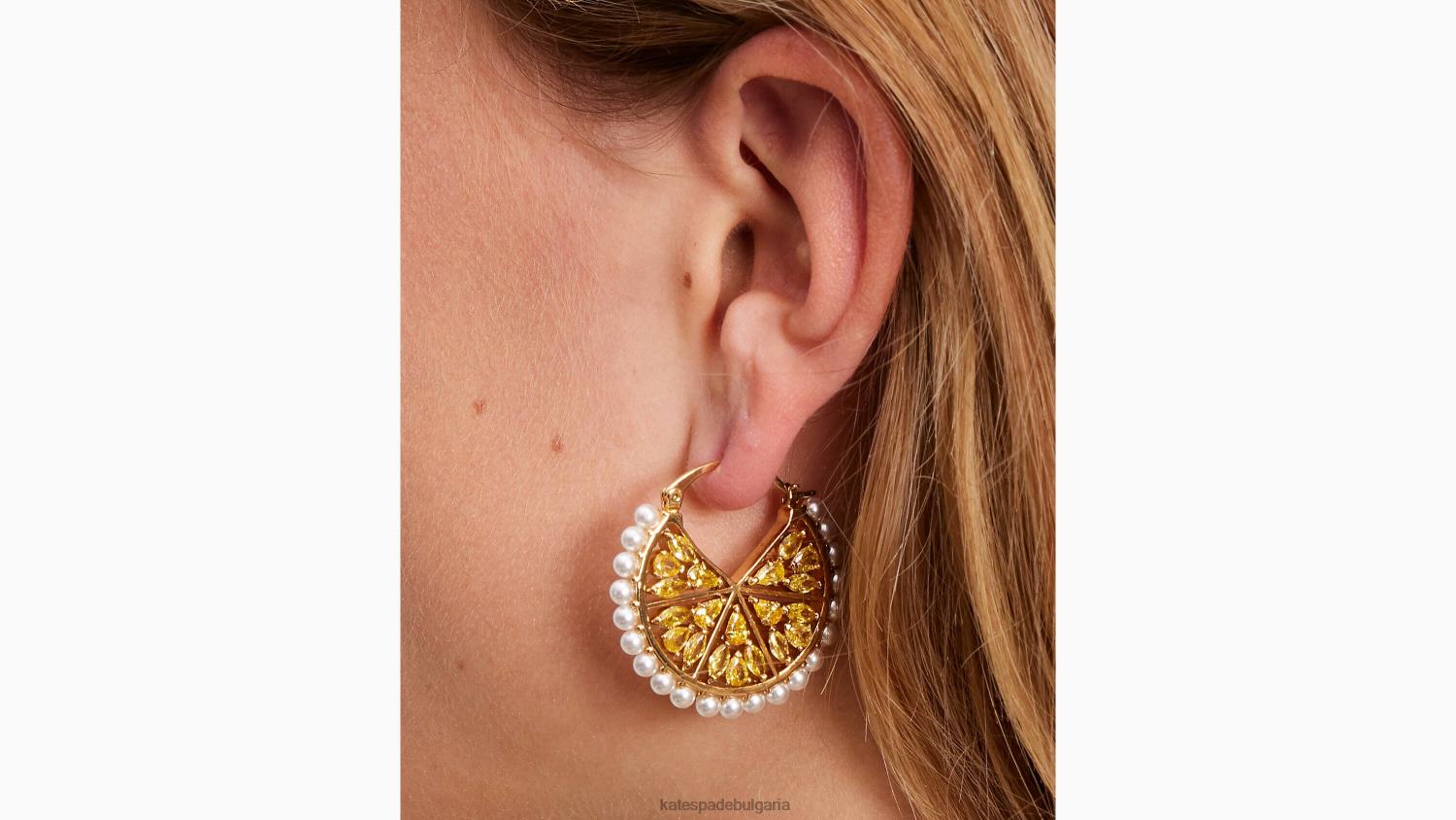 аксесоари Kate Spade обръчи за прясно изстискване жълт мулти Жени 2N00B1007