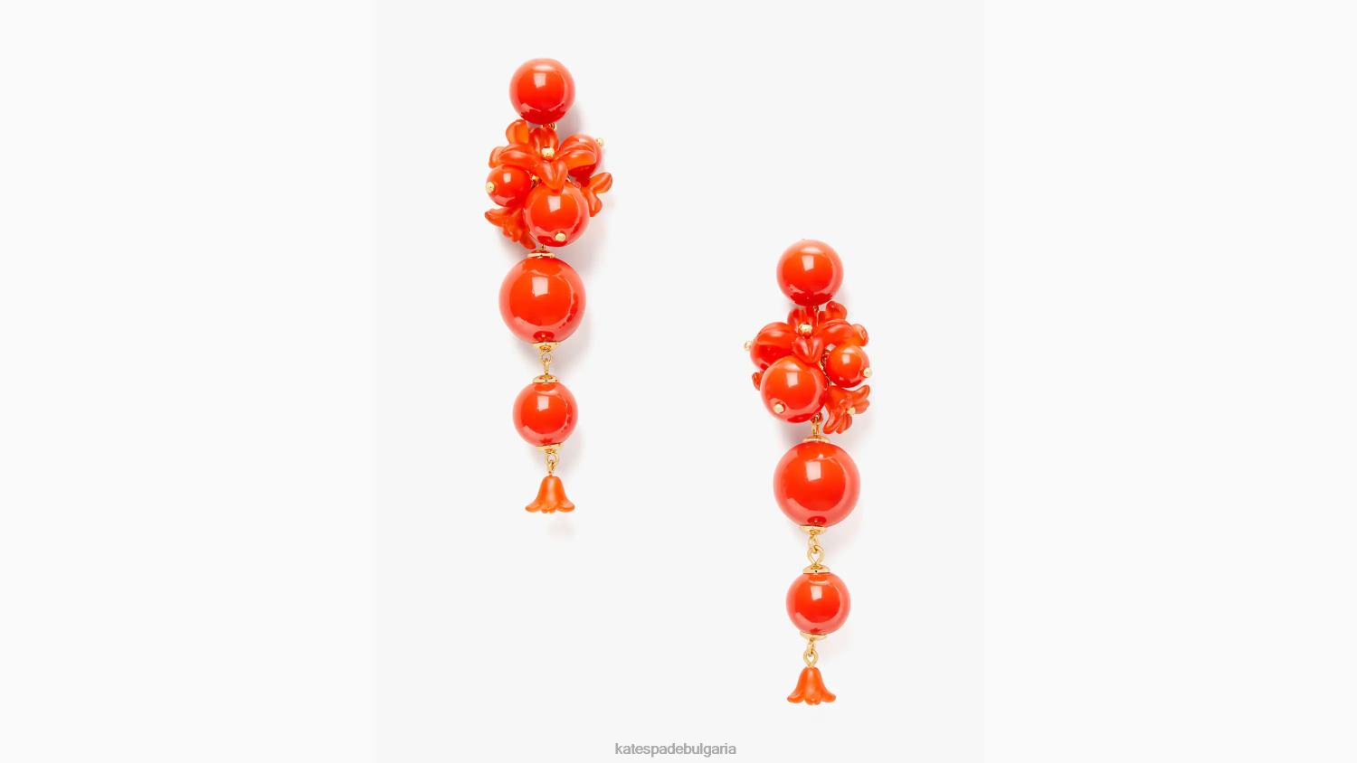 аксесоари Kate Spade прясно избрани ефектни обеци червено мулти Жени 2N00B1017