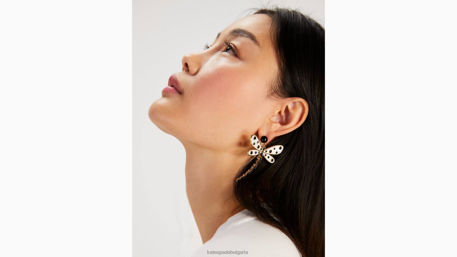 аксесоари Kate Spade ослепителни линейни обеци водни кончета майката на перлата Жени 2N00B1081