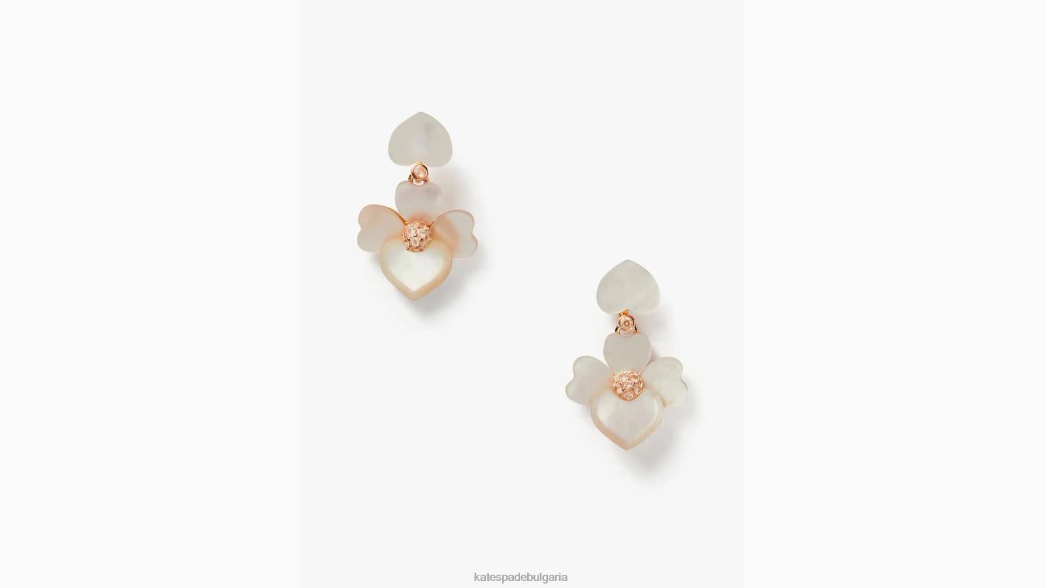 аксесоари Kate Spade скъпоценни обеци на теменуга крем мулти/розово злато Жени 2N00B1083