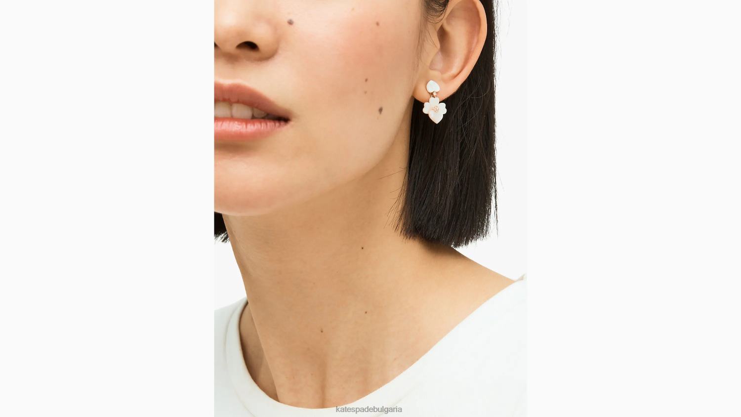 аксесоари Kate Spade скъпоценни обеци на теменуга крем мулти/розово злато Жени 2N00B1083