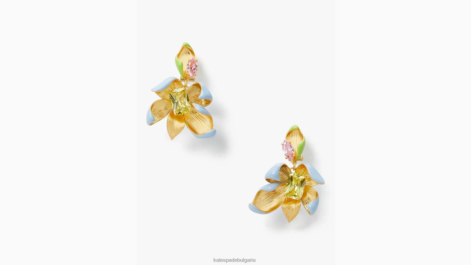 аксесоари Kate Spade капковидни обеци с цветя мулти Жени 2N00B1105
