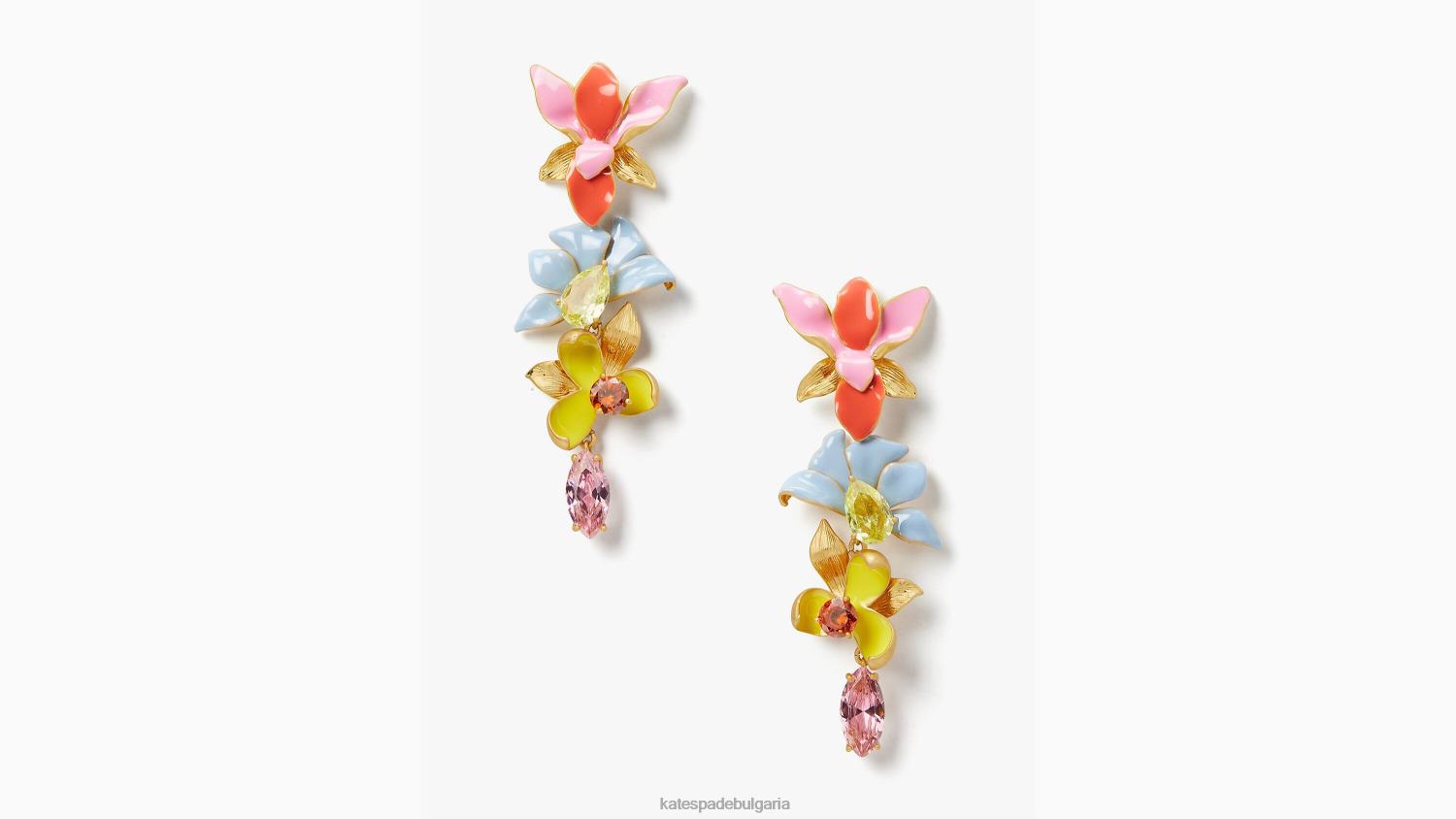аксесоари Kate Spade изящни обеци с цветя мулти Жени 2N00B1110