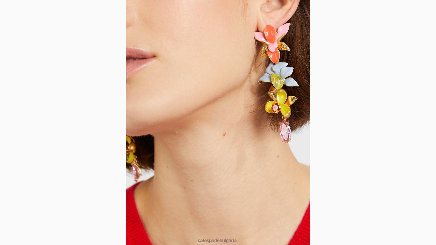 аксесоари Kate Spade изящни обеци с цветя мулти Жени 2N00B1110