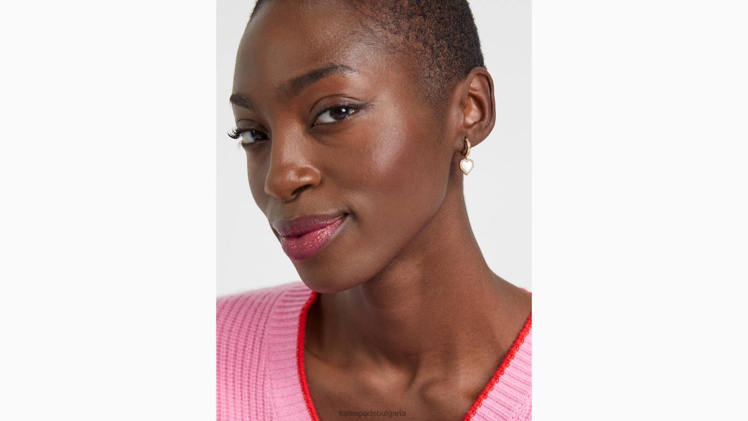 аксесоари Kate Spade вземете сърдечни обръчи за прегръдки прозрачен/златен Жени 2N00B1131