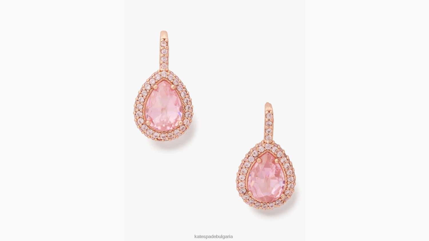 аксесоари Kate Spade брилянтни изявления проправят обеци с ореол розово мулти Жени 2N00B1138