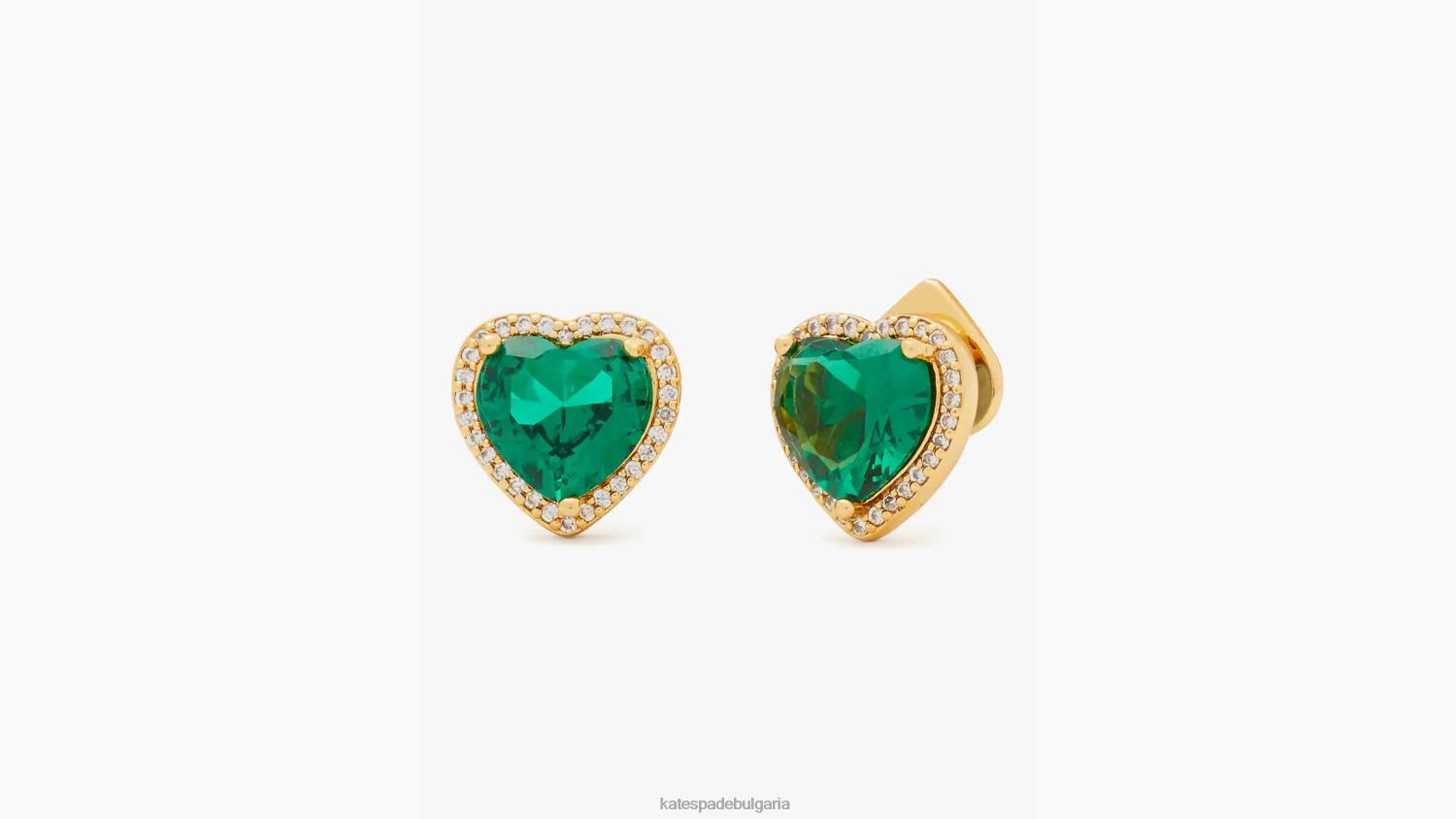 аксесоари Kate Spade моята любов проправя сърдечни шипове смарагд Жени 2N00B1144