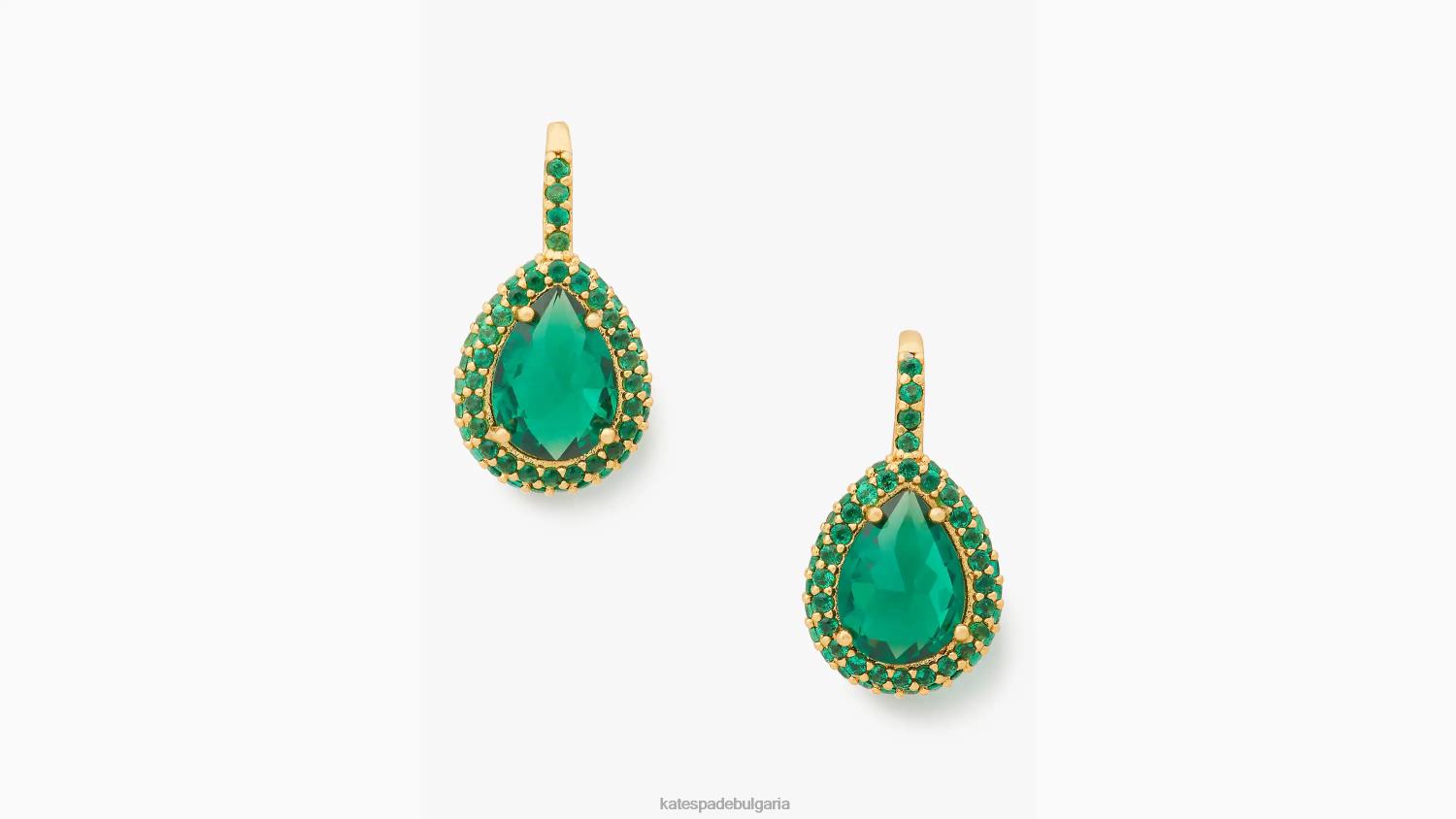 аксесоари Kate Spade брилянтни изявления проправят обеци с ореол зелен мулти Жени 2N00B1174