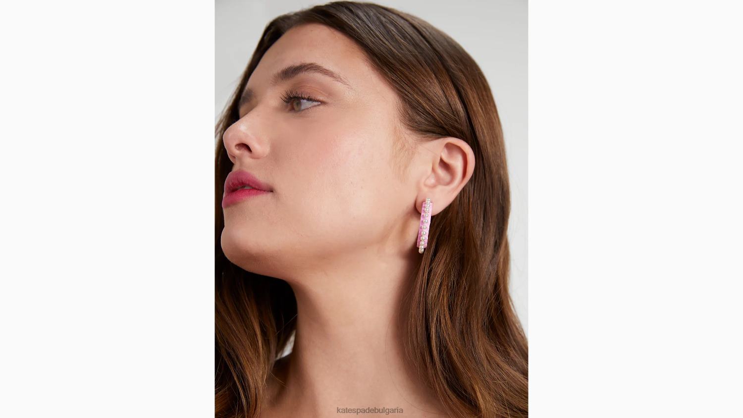 аксесоари Kate Spade франческа рафия обръчи розово мулти Жени 2N00B1188