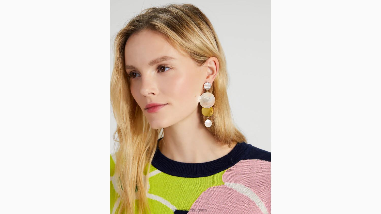 аксесоари Kate Spade върху обеци с точки крем/злато Жени 2N00B1208