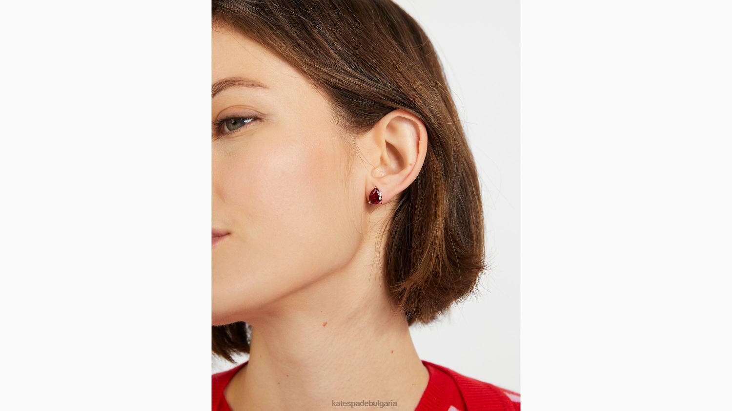 аксесоари Kate Spade брилянтни изявления шипове рубин/розово злато Жени 2N00B1212