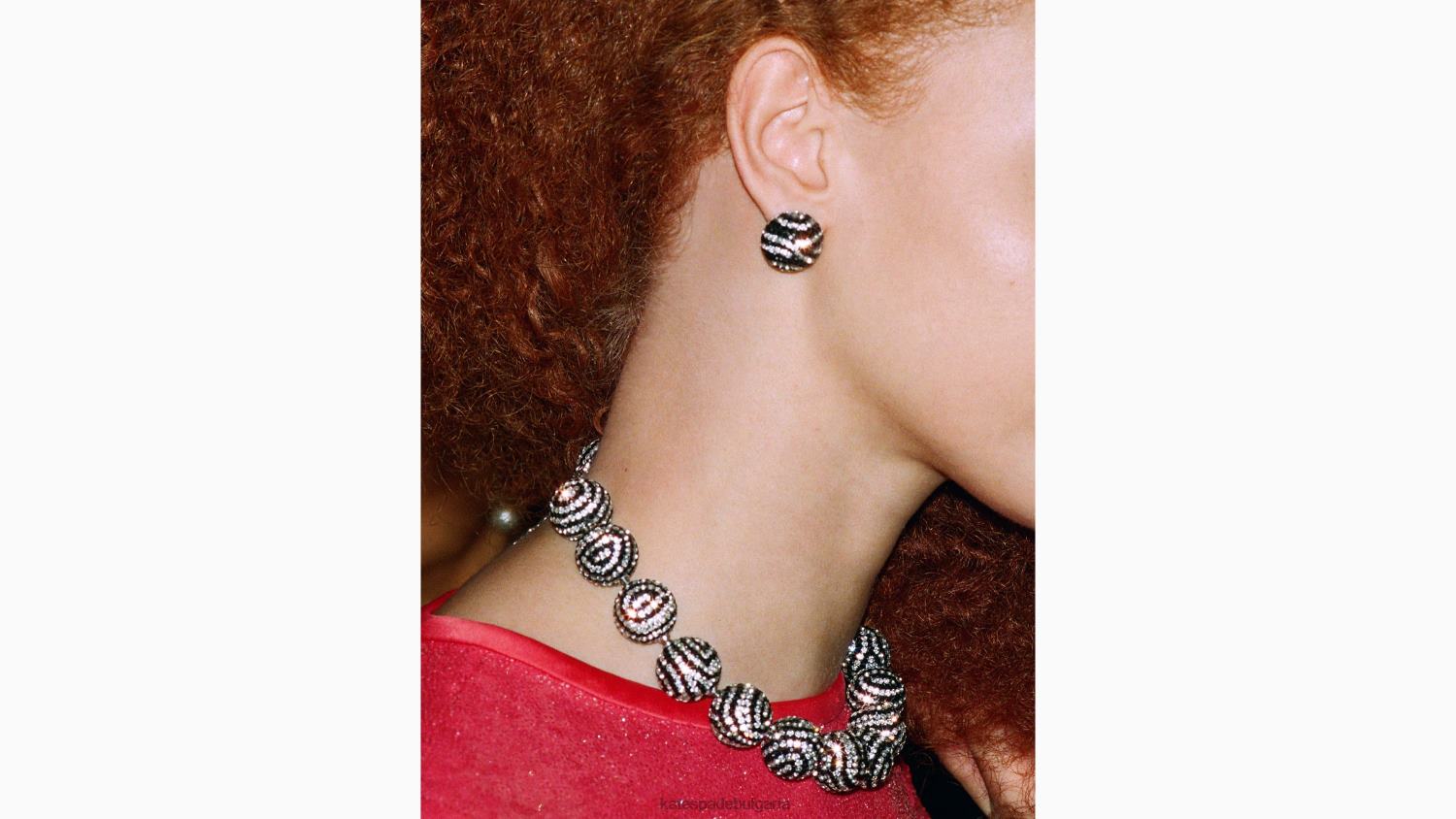 аксесоари Kate Spade спечелете вашите шипове с ивици черно мулти Жени 2N00B1221