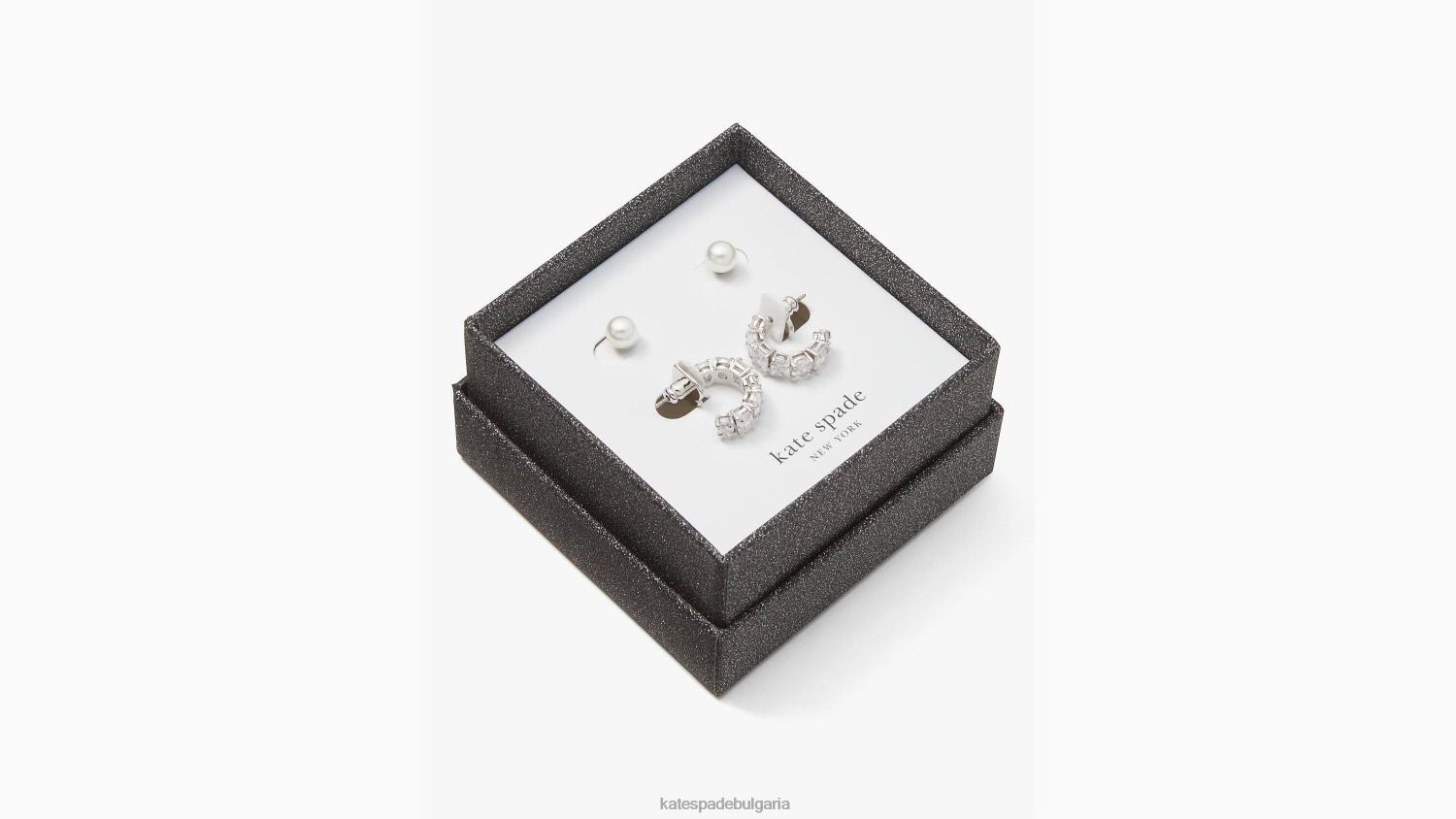 аксесоари Kate Spade ти си скъпоценни камъни и хъги в кутия крем/сребро Жени 2N00B1246