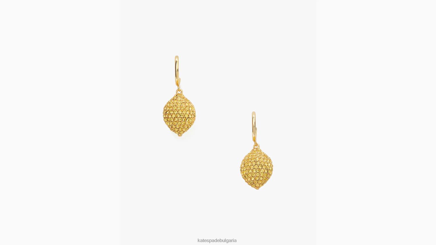 аксесоари Kate Spade свежо изстискване huggie капкови обеци жълт мулти Жени 2N00B1001