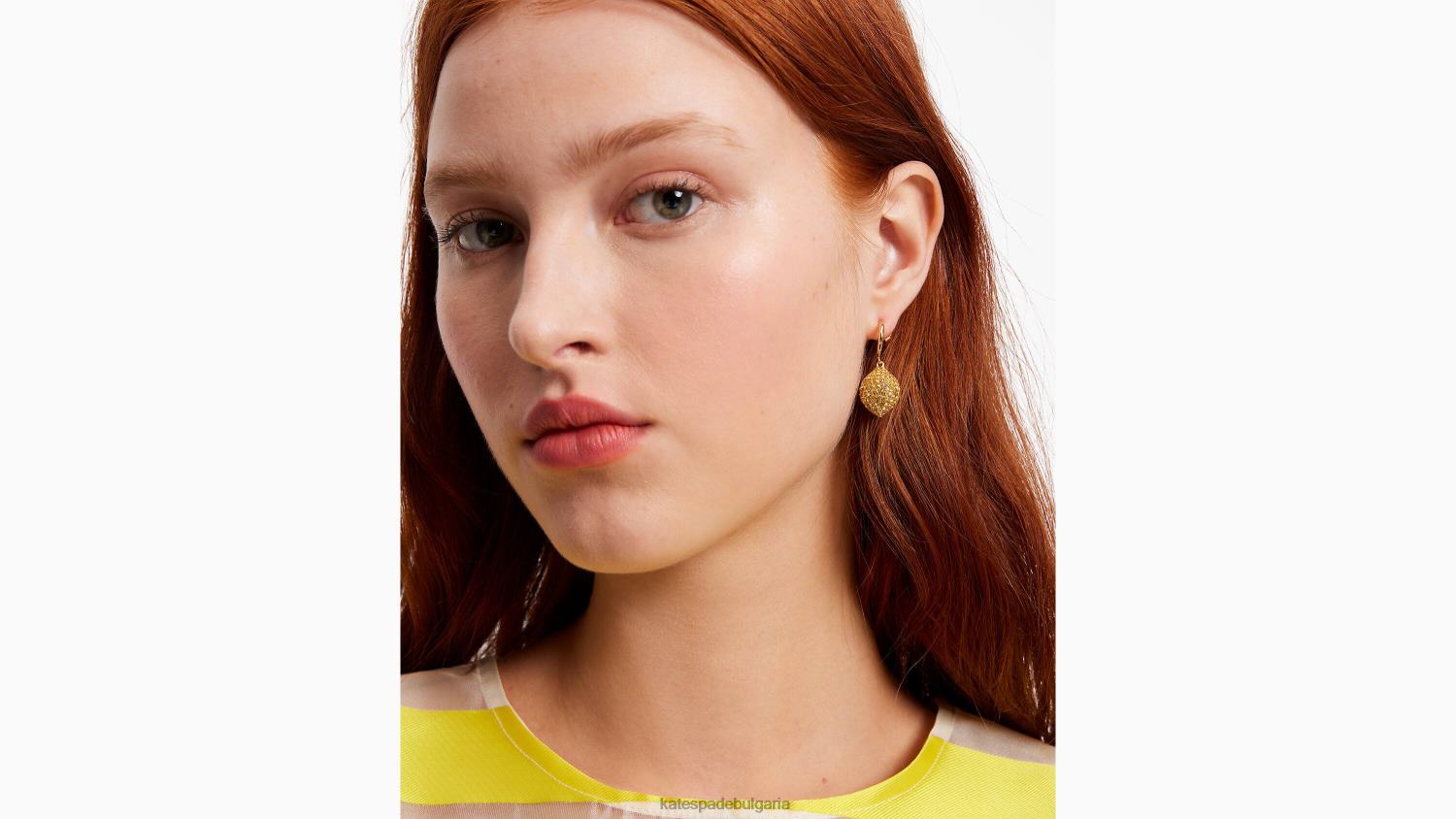 аксесоари Kate Spade свежо изстискване huggie капкови обеци жълт мулти Жени 2N00B1001
