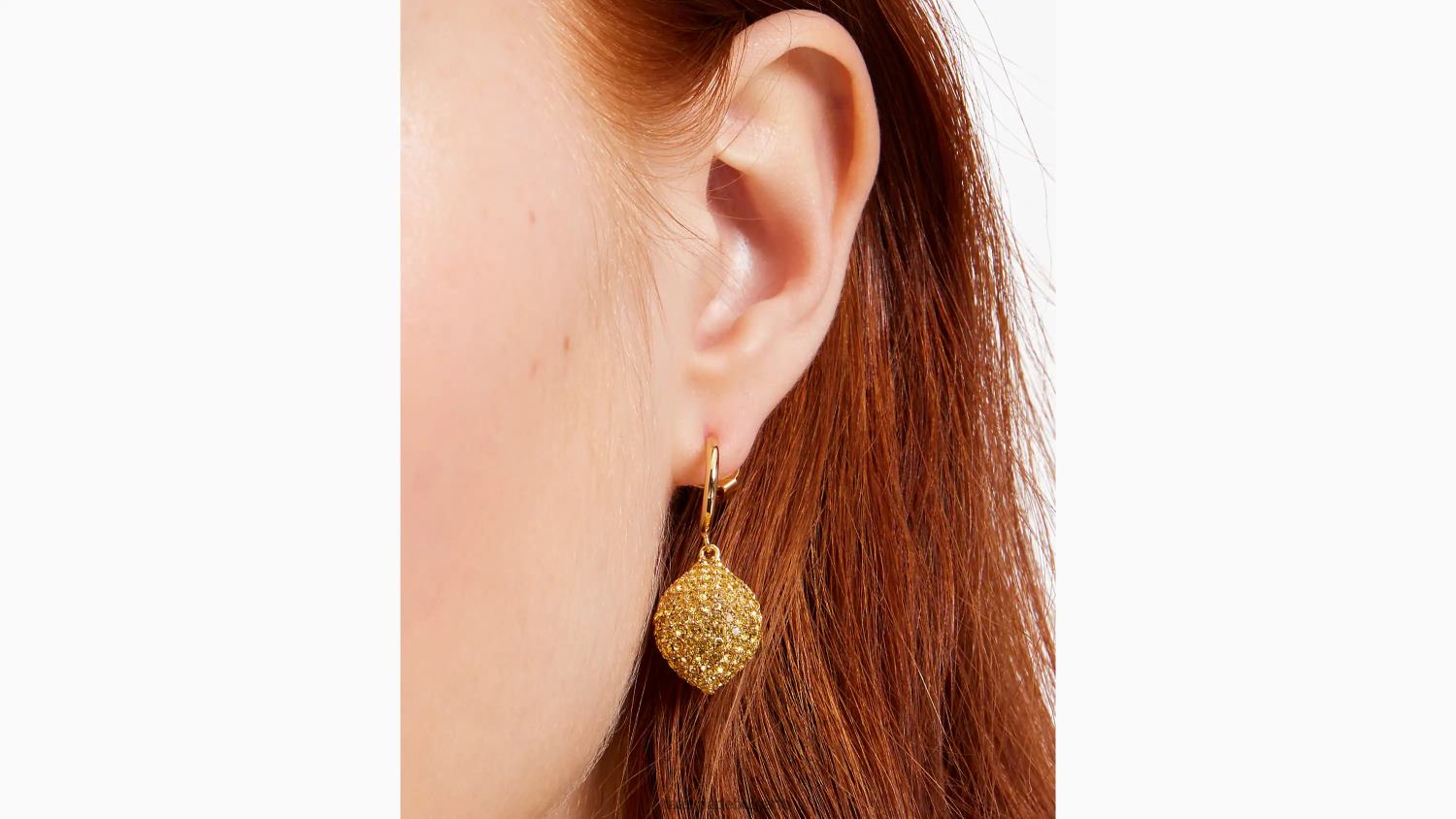 аксесоари Kate Spade свежо изстискване huggie капкови обеци жълт мулти Жени 2N00B1001