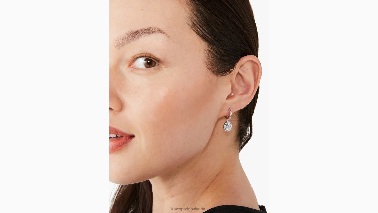 аксесоари Kate Spade нещо блестящо huggies прозрачен/сребрист Жени 2N00B1055