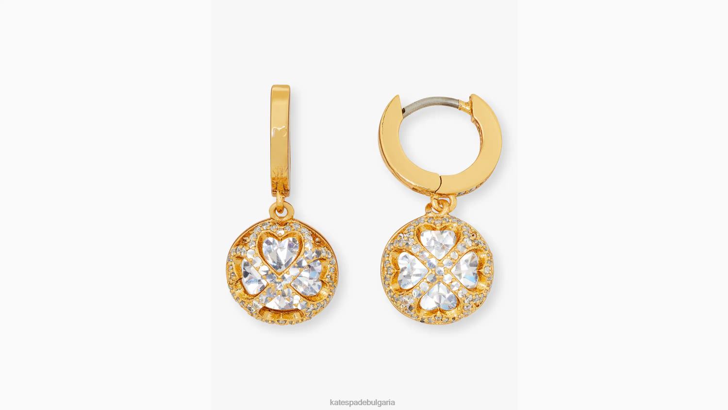 аксесоари Kate Spade нещо блестящо huggies прозрачен/златен Жени 2N00B1056