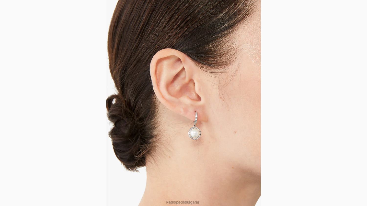 аксесоари Kate Spade нещо блестящо huggies крем/сребро Жени 2N00B1057