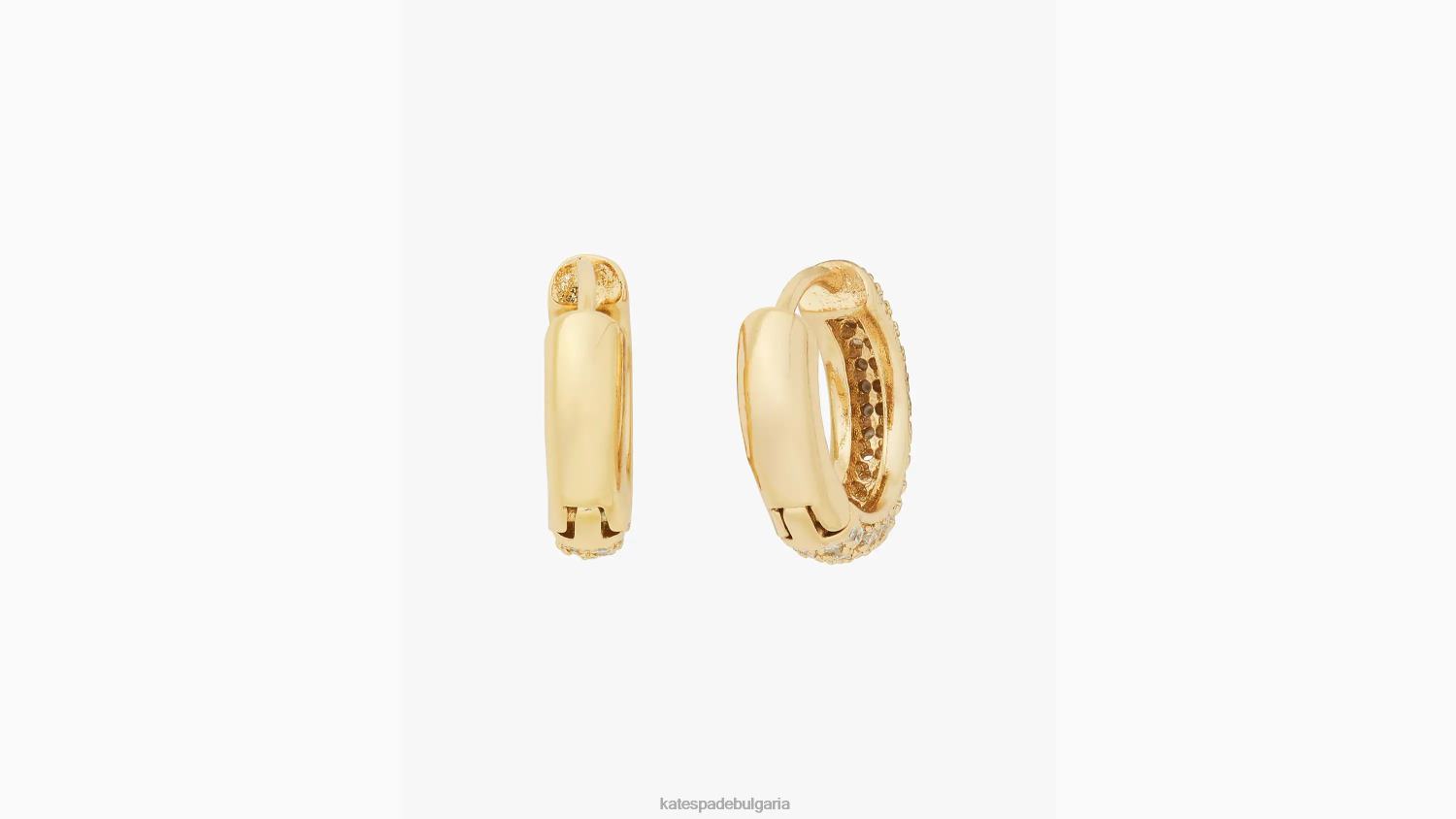 аксесоари Kate Spade брилянтни изявления проправят мини huggies прозрачен/златен Жени 2N00B1062