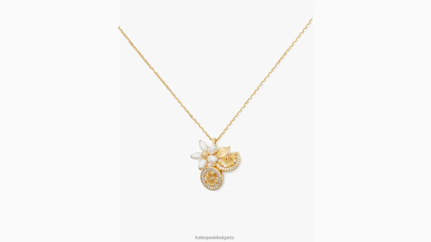 аксесоари Kate Spade свежо изцеден клъстер висулка жълт мулти Жени 2N00B1003