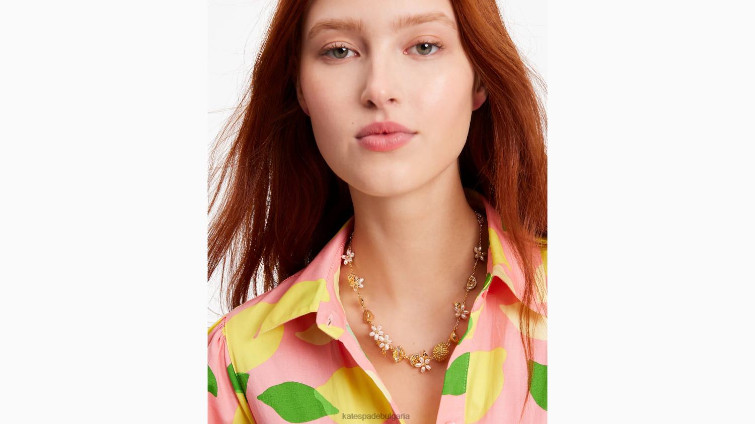 аксесоари Kate Spade свежо изцедена огърлица жълт мулти Жени 2N00B1004