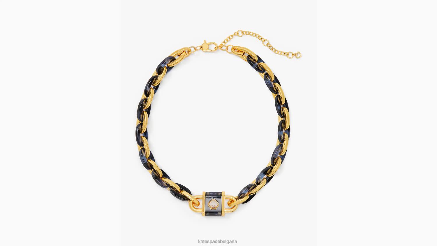 аксесоари Kate Spade огърлица със заключване и изявление военноморски флот Жени 2N00B1020