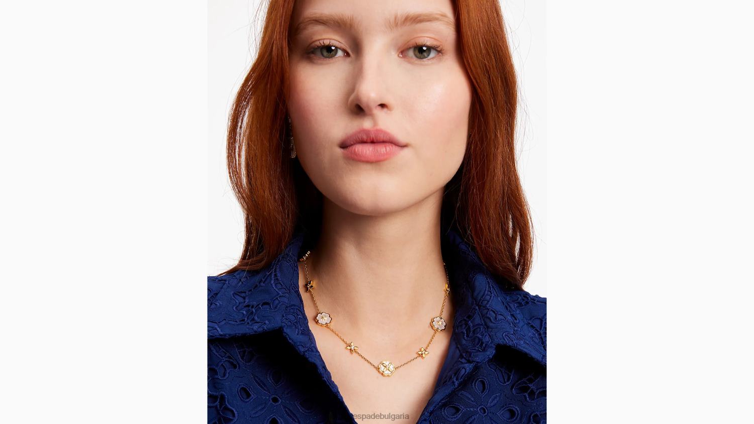 аксесоари Kate Spade наследство разпръснато колие крем/злато Жени 2N00B1169