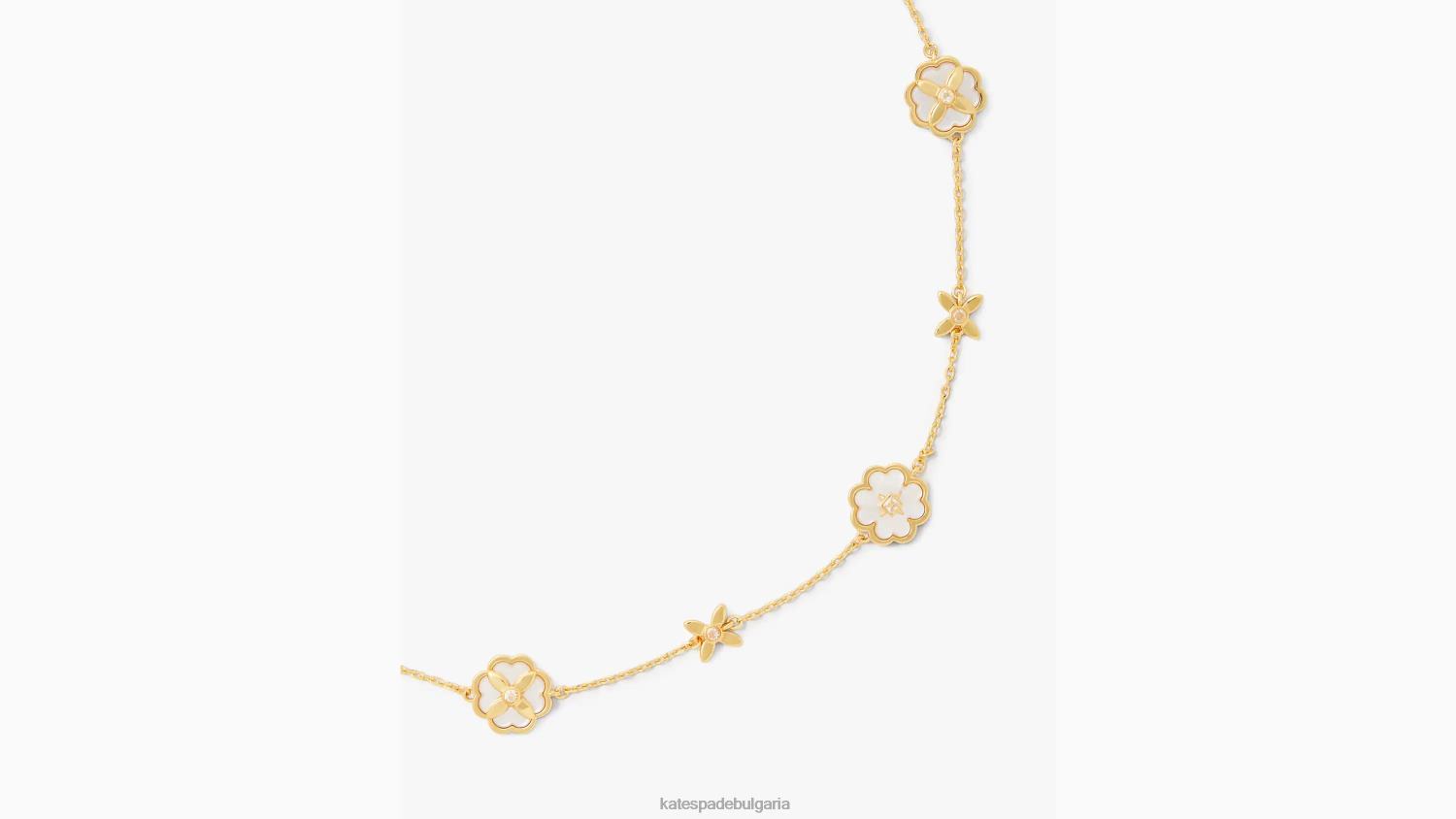 аксесоари Kate Spade наследство разпръснато колие крем/злато Жени 2N00B1169