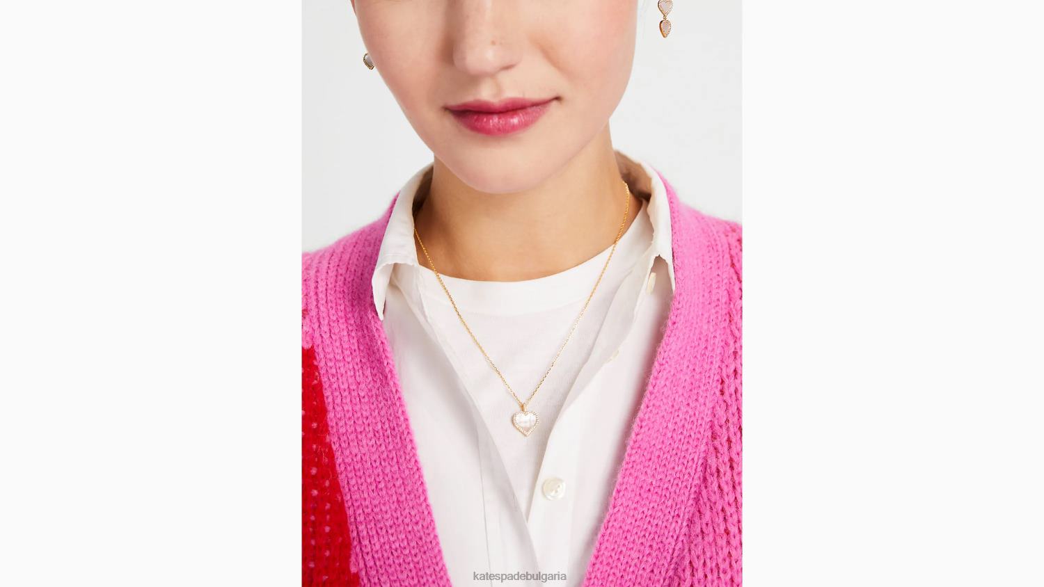 аксесоари Kate Spade вземете висулка сърце прозрачен/златен Жени 2N00B1182