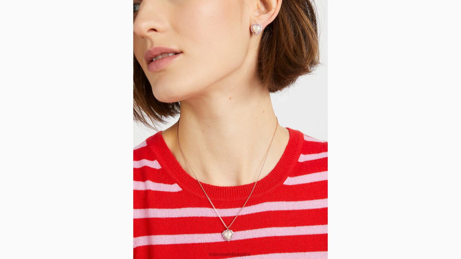 аксесоари Kate Spade моята любов мини висулка крем/розово злато Жени 2N00B1194