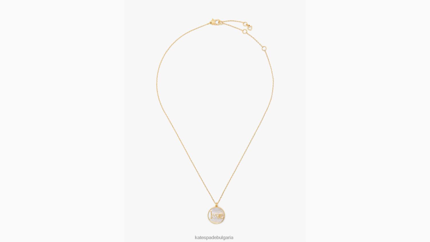 аксесоари Kate Spade любовна висулка с талисман крем/злато Жени 2N00B1237