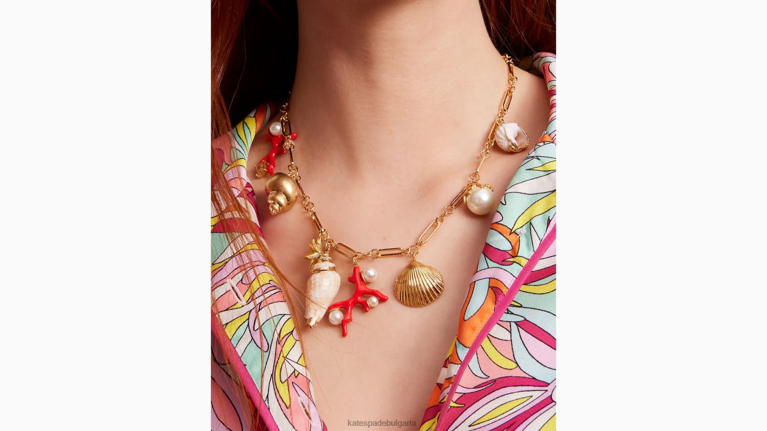 аксесоари Kate Spade риф съкровище талисман колие мулти Жени 2N00B991