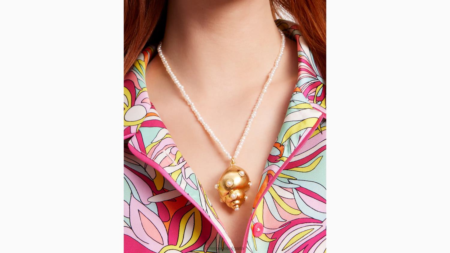 аксесоари Kate Spade висулка с изявление за съкровище на риф бяло мулти Жени 2N00B992