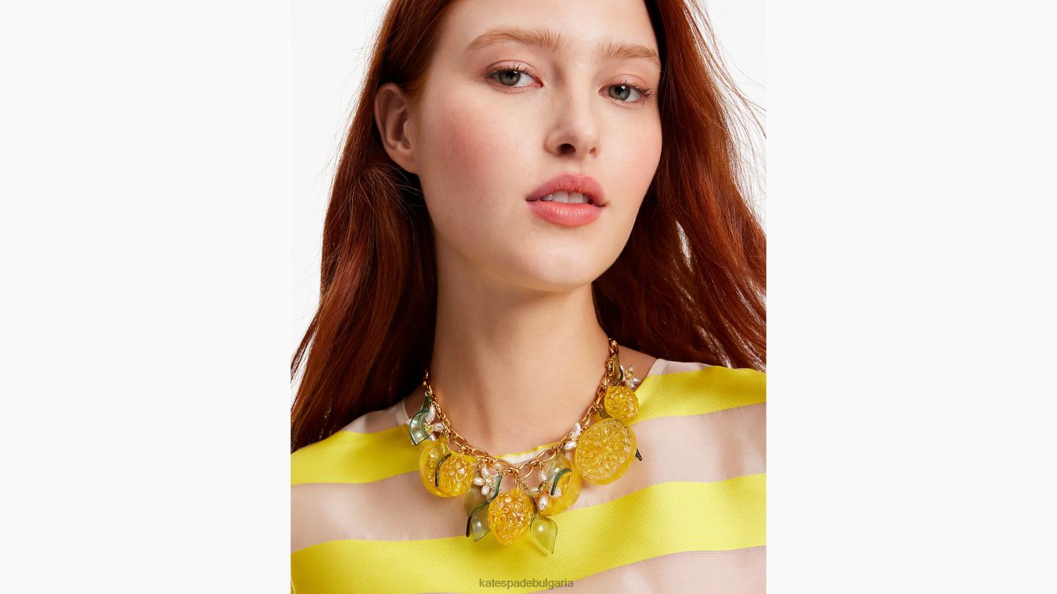 аксесоари Kate Spade свежо изстискано колие жълт мулти Жени 2N00B999