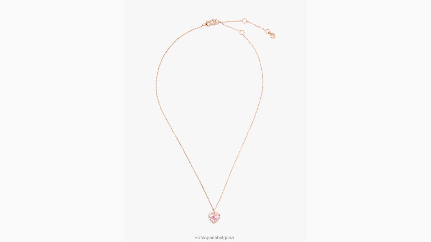 аксесоари Kate Spade my love pave сърце висулка розово/розово злато Жени 2N00B1090