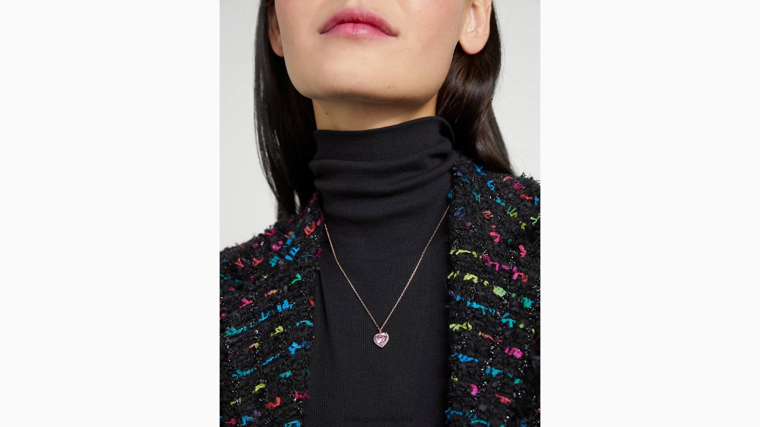 аксесоари Kate Spade my love pave сърце висулка розово/розово злато Жени 2N00B1090