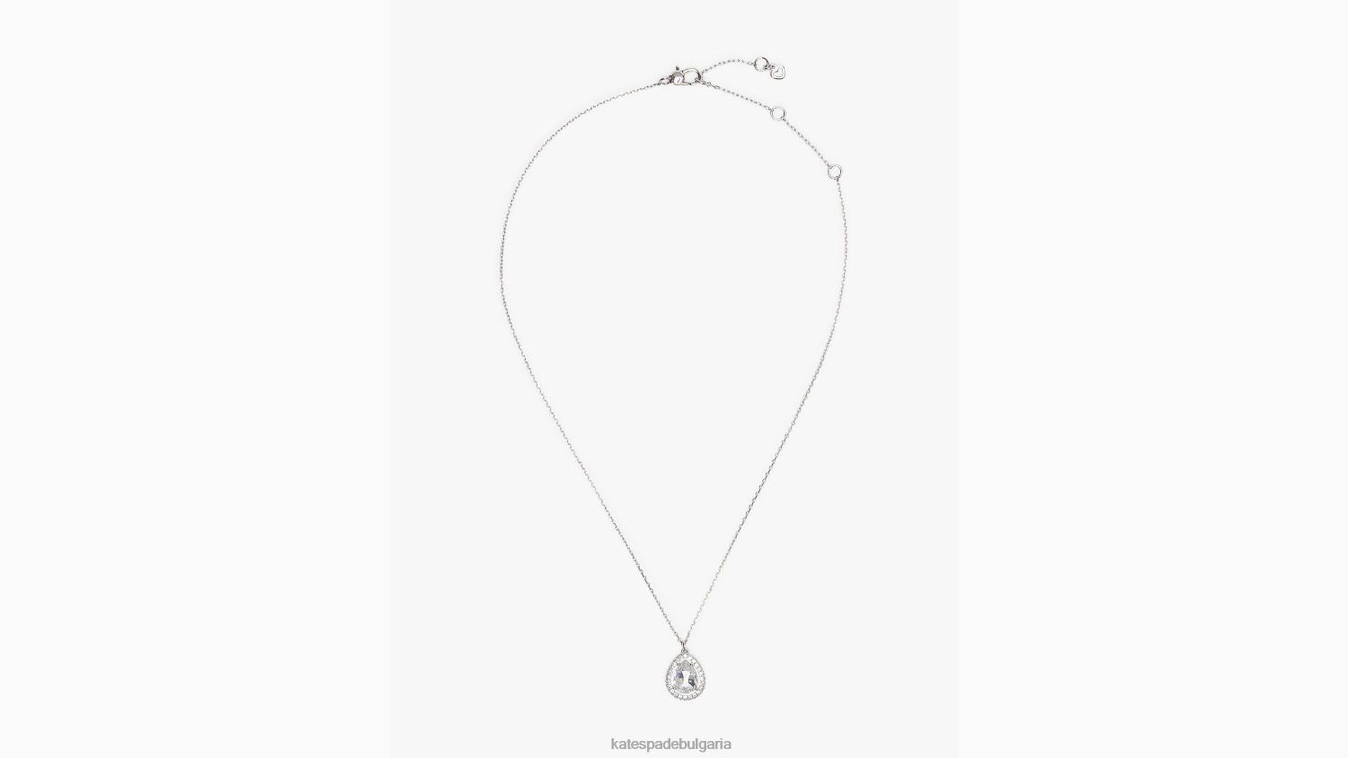 аксесоари Kate Spade брилянтни изявления pave halo мини висулка прозрачен/сребрист Жени 2N00B1092