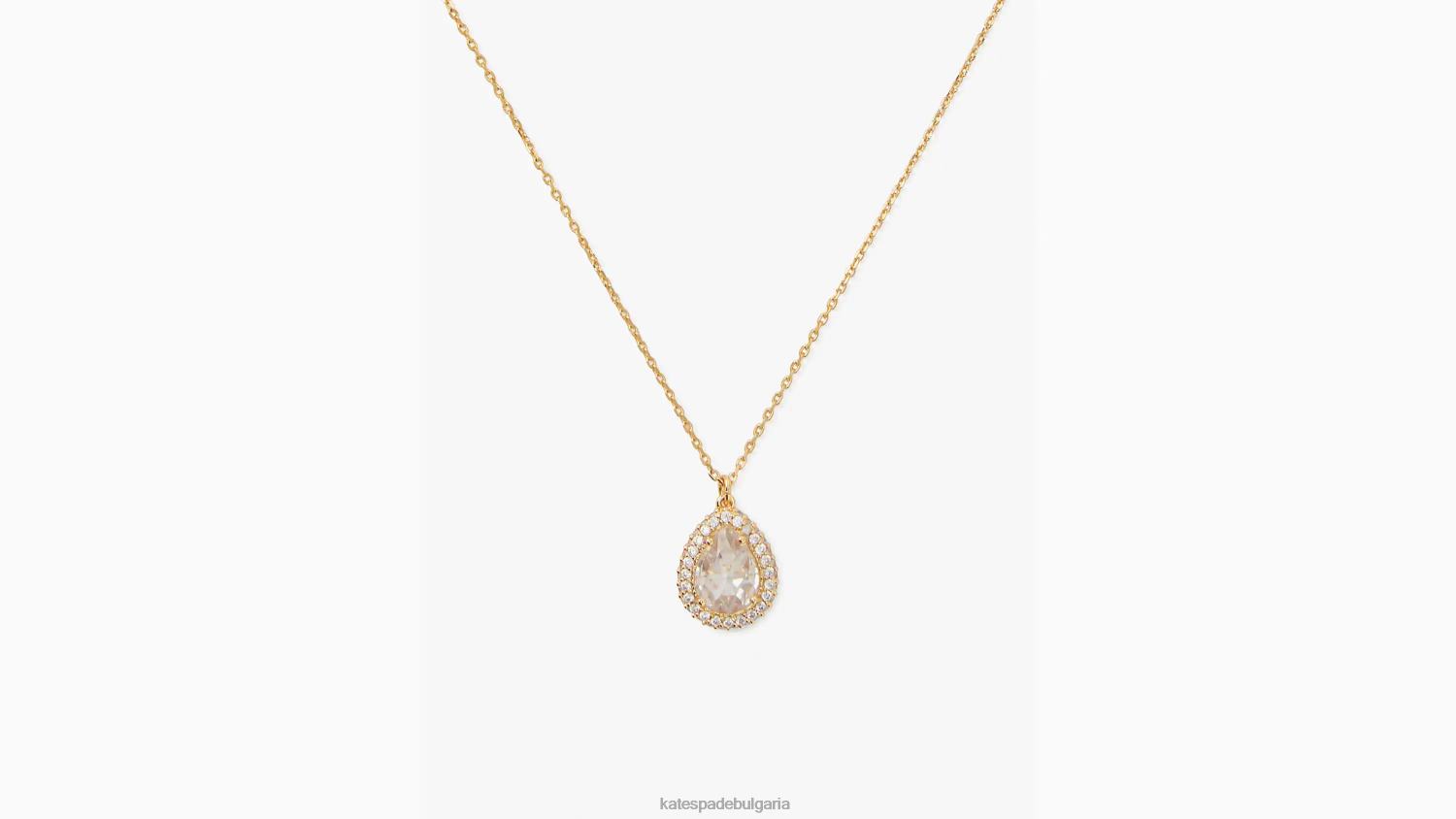 аксесоари Kate Spade брилянтни изявления pave halo мини висулка прозрачен/златен Жени 2N00B1181
