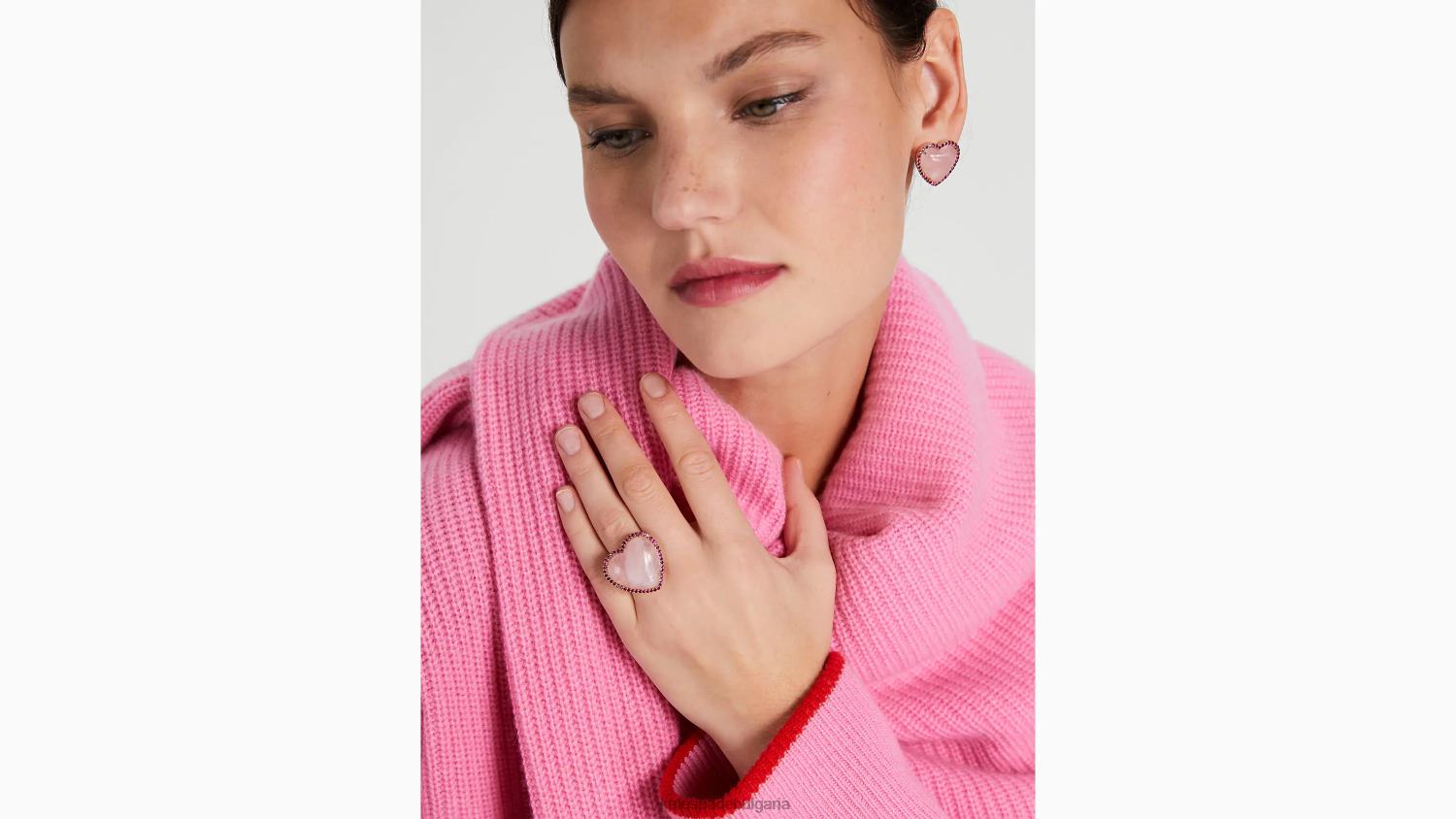 аксесоари Kate Spade сърце на сърца пръстен розово мулти Жени 2N00B1232